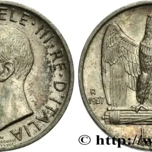 Marque ITALIE 5 Lire Victor Emmanuel III 1927 Rome fwo_638543 Monde