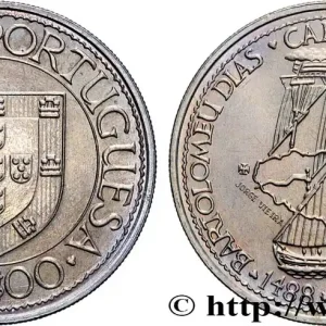 Dernier Modèle PORTUGAL 100 Escudos Bartolemeu Dias, découverte du Cap de Bonne Espérance 1988 fwo_705334 Monde