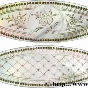 CHINE Jeton de jeux en nacre XIXe fwo_784062 Monde Dernier Modèle