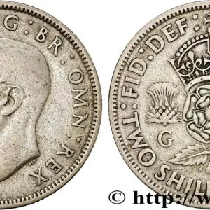 Offre Exclusive ROYAUME-UNI 1 Florin (2 Shillings) Georges VI 1945 fwo_799252 Monde