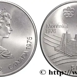 Offre Du Jour CANADA 5 Dollars JO Montréal 1976 village olympique 1976 fwo_832183 Monde