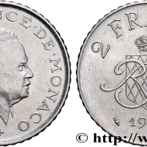 Meilleur Choix MONACO 2 Francs Rainier III 1981 Paris fwo_833156 Monde