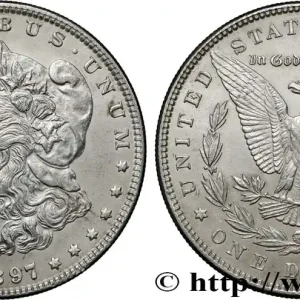 ÉTATS-UNIS D'AMÉRIQUE 1 Dollar Morgan 1897 Philadelphie fwo_839044 Monde Livraison Express