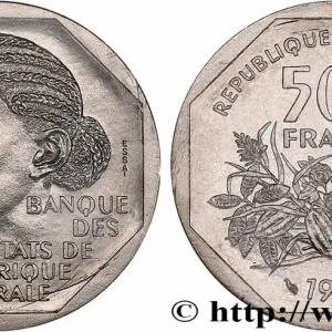 Livraison Gratuite GABON Essai de 500 Francs femme africaine 1985 Paris fwo_845754 Monde