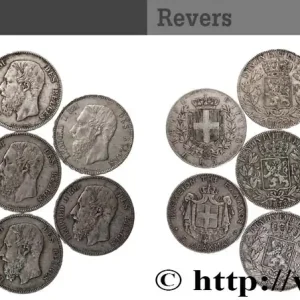 Bon Marché ARGENT D'INVESTISSEMENT Lot de 10 écus de 5 Francs Union Latine n.d. fwo_848040 Monde