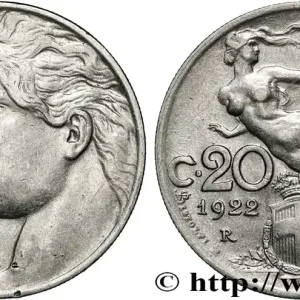 ITALIE 20 Centesimi 1922 Rome - R fwo_853370 Monde Achetez Aujourd’hui