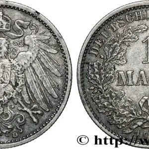 Offre Spéciale ALLEMAGNE 1 Mark Empire aigle impérial 1912 Munich fwo_854700 Monde