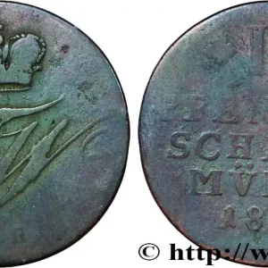 ALLEMAGNE - BRUNSWICK-WOLFENBUTTEL 2 Pfenning Frédéric-Guillaume 1815 fwo_855746 Monde Top Vente