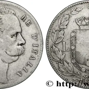 Fait Main ITALIE - ROYAUME D'ITALIE - HUMBERT Ier 5 Lire 1879 Rome fwo_856974 Monde