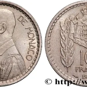 Soldes MONACO 10 Francs Louis II 1946 Paris fwo_859059 Monde