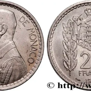 Vente Directe MONACO 20 Francs prince Louis II 1947 Paris fwo_859064 Monde