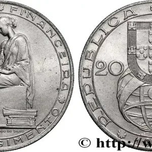 PORTUGAL 20 Escudos 25e anniversaire de la réforme financière 1953 fwo_859394 Monde Meilleur Prix