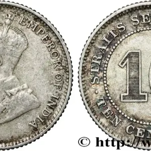 Expédition Rapide MALAISIE - ÉTABLISSEMENTS DES DÉTROITS 10 Cents Straits Settlements Georges V 1926 fwo_865779 Monde