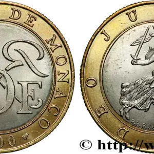 Bon Plan MONACO 10 Francs Rainier III 2000 Paris fwo_866010 Monde