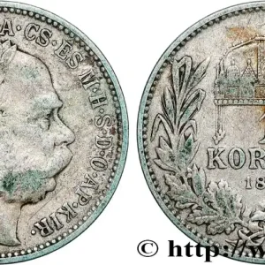 Garantie Incluse HONGRIE 1 Korona François-Joseph 1895 Kremnitz fwo_866983 Monde