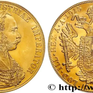 OR, PALLADIUM ET PLATINE INVESTISSEMENT 4 Ducats, refrappe moderne François Joseph 1915 fwo_870469 Monde Bon Marché