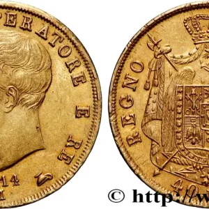 Livraison Express OR, PALLADIUM ET PLATINE INVESTISSEMENT 40 Lire 1814 Milan fwo_871851 Monde