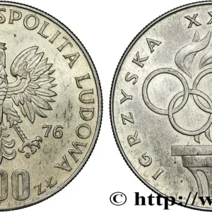 Promotion Saisonnière POLOGNE 200 Zlotych XXI Jeux Olympiques 1976 Varsovie fwo_872198 Monde