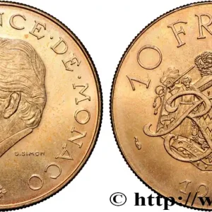 MONACO 10 Francs Rainier III 1981 Paris fwo_870560 Monde Quantité Limitée
