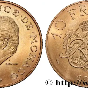 Super Prix MONACO 10 Francs Rainier III 1982 Paris fwo_870571 Monde