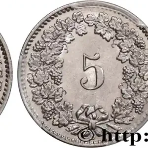 SUISSE 5 Centimes (Rappen) 1891 Berne fwo_872367 Monde Commande En Gros