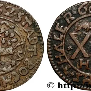 Tendance ALLEMAGNE - BOCHOLT XXI Heller (1/60 Reichthaler) armes à l’arbre 1762 fwo_872738 Monde