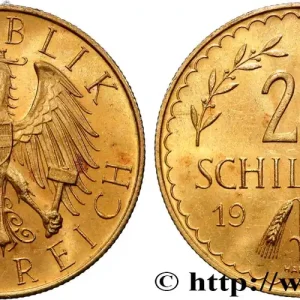 OR, PALLADIUM ET PLATINE INVESTISSEMENT 25 Schilling Proof aigle héraldique 1926 Vienne fwo_872761 Monde Vente Directe