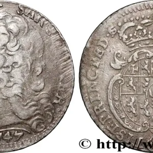 Fait Main ITALIE - ROYAUME DE SARDAIGNE - CHARLES-EMMANUEL III 1 Lire 1747 Turin fwo_872870 Monde