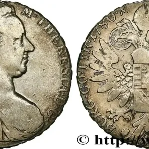 AUTRICHE 1 Thaler (REFRAPPE) Marie-Thérèse 1780 Vienne fwo_679948 Monde Offre Spéciale