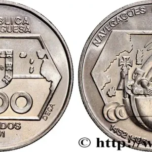 PORTUGAL 200 Escudos Navigation vers l’ouest 1991 Lisbonne fwo_705312 Monde Meilleur Choix