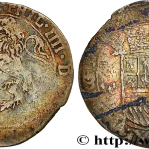 PAYS-BAS ESPAGNOLS - DUCHÉ DE BRABANT - PHILIPPE IV Escalin au lion 1623 Anvers fwo_707292 Monde Offre Exclusive