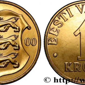 ESTONIE 1 Kroon emblème aux 3 lions 2000 Vantaa fwo_756976 Monde Acheter Direct