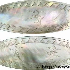 CHINE Jeton de jeux en nacre XIXe fwo_784052 Monde Artisanat