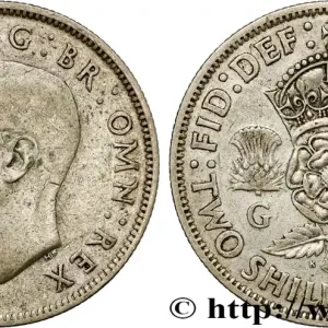 Solde ROYAUME-UNI 1 Florin (2 Shillings) Georges VI 1942 fwo_798681 Monde