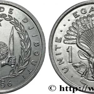 DJIBOUTI 1 Franc 1996 Paris fwo_812043 Monde Super Prix