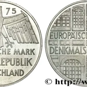 Certifié ALLEMAGNE 5 Mark Proof Année européenne du patrimoine 1975 Stuttgart - F fwo_823445 Monde