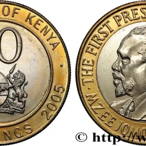 Produit De Marque KENYA 10 ShillingsPrésident Mzee Jomo Kenyatta 2005 fwo_824329 Monde