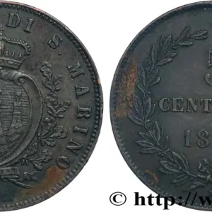 Bon Plan SAINT-MARIN 5 Centesimi écu aux trois tours 1869 Milan fwo_826974 Monde