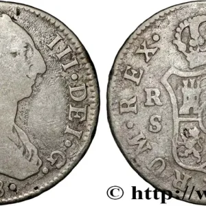 ESPAGNE 2 Reales Charles III 1788 Séville fwo_829958 Monde Marque