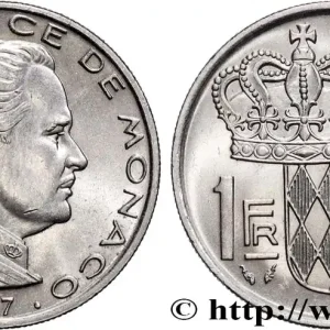 Artisanat MONACO 1 Franc Rainier III 1977 Paris fwo_833137 Monde
