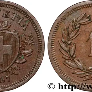 Bon Marché SUISSE 1 Centime (Rappen) 1857 Berne fwo_835894 Monde