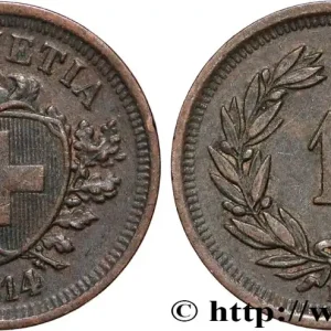 Achetez Aujourd’hui SUISSE 1 Centime (Rappen) Croix Suisse 1914 Berne fwo_836189 Monde