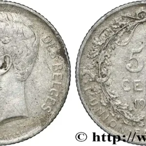 BELGIQUE 50 Centimes Albert Ier légende en Français 1912 fwo_847971 Monde Promotion Saisonnière