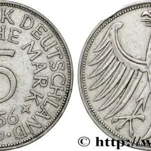 Gros Lot ALLEMAGNE 5 Mark aigle 1956 Munich fwo_848044 Monde