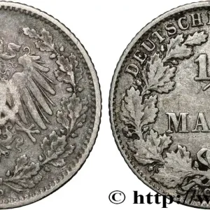 Soldes ALLEMAGNE 1/2 Mark Empire aigle impérial 1906 Munich - D fwo_852923 Monde