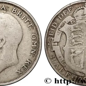 Expédié Aujourd’hui ROYAUME-UNI 1/2 Crown Georges V 1921 fwo_853780 Monde