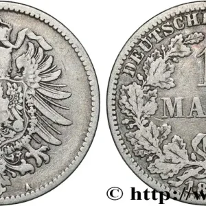 ALLEMAGNE 1 Mark Empire aigle impérial 1875 Berlin fwo_855632 Monde Réduction