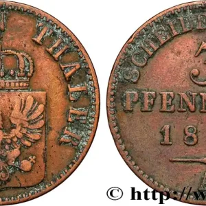 Commander Maintenant ALLEMAGNE - PRUSSE 3 Pfenninge Royaume de Prusse écu à l’aigle 1863 Berlin fwo_855762 Monde