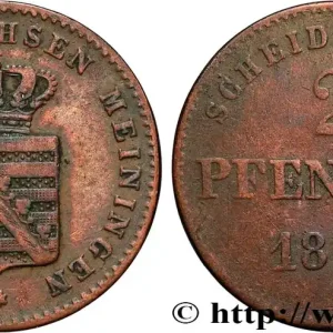 Offre Limitée ALLEMAGNE - SAXE-MEININGEN 2 Pfennige 1863 fwo_855790 Monde