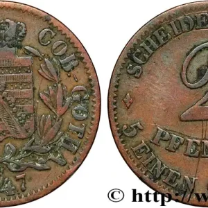 ALLEMAGNE - SAXE-COBOURG ET GOTHA 2 Pfennige 1847 Dresde fwo_855887 Monde Acheter Direct